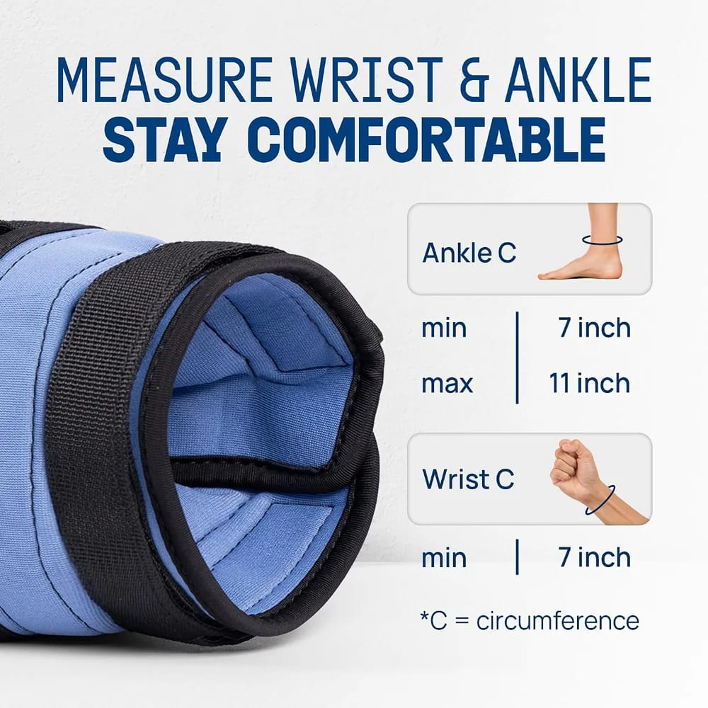 Yes4All Adjustable Wrist & Ankle Weights, 3.5/5 lb