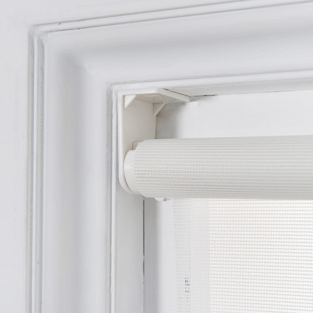 Push-Up Cordless Roller Shade with Solar Screen (60% Light Blockage), 72" x 72", White