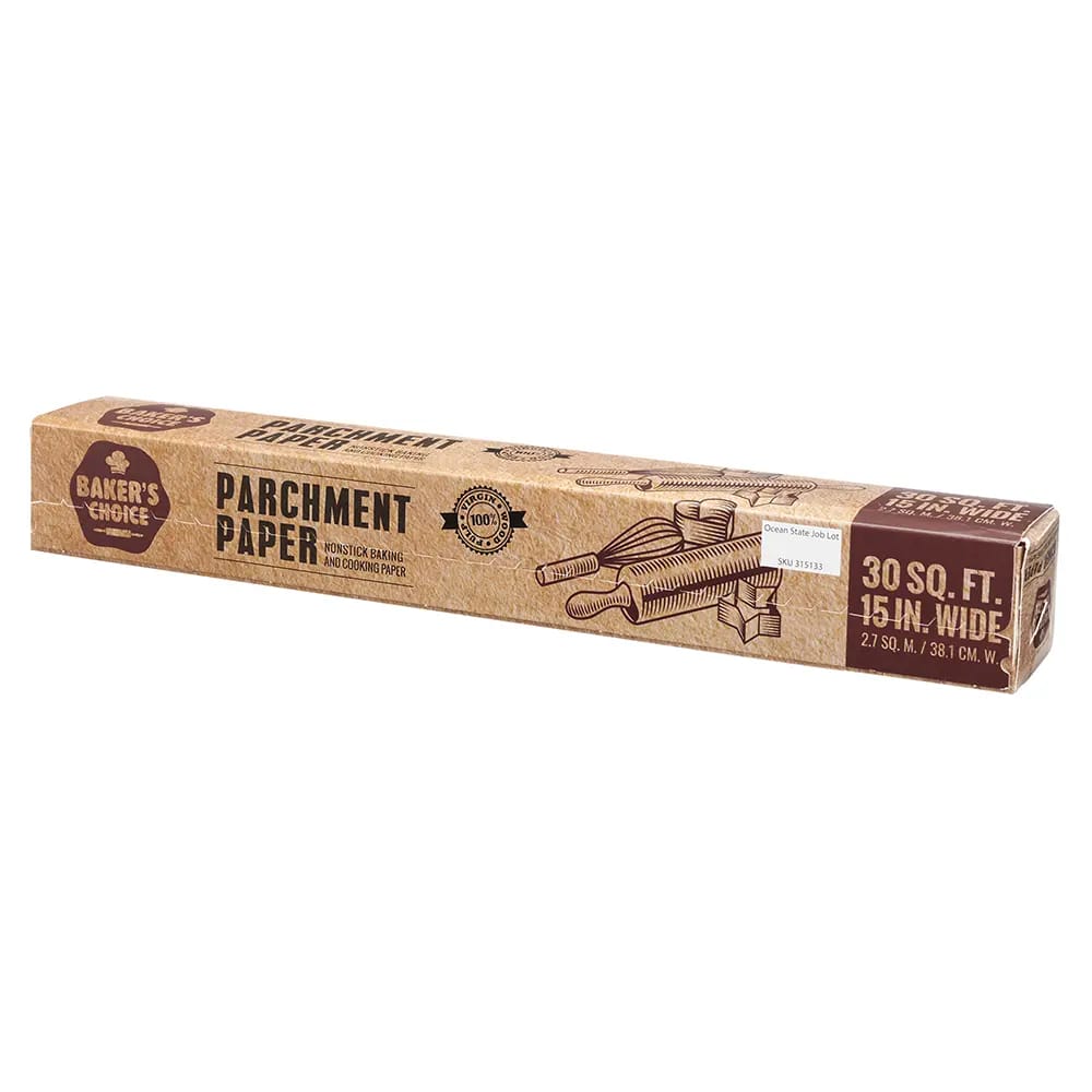 Baker's Choice Parchment Paper, 30 sq ft