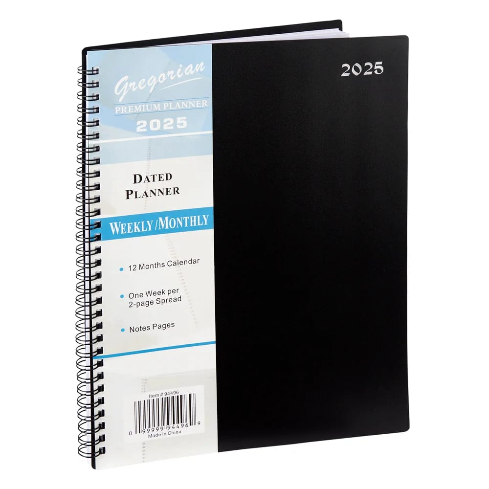 2025 Gregorian Premium Weekly/Monthly Planner, 11"