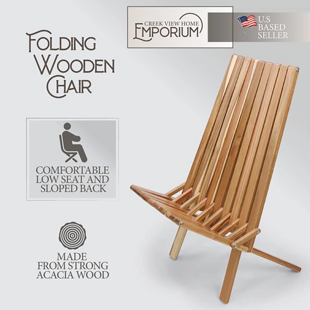 Creekview Home Emporium Folding Patio Lounge Chair