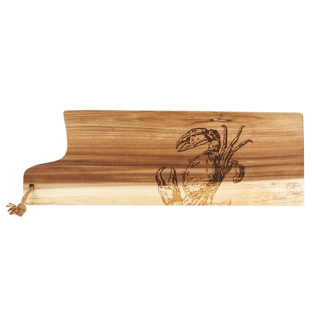 Smith & Callahan Acacia Cutting Board with Hemp Rope