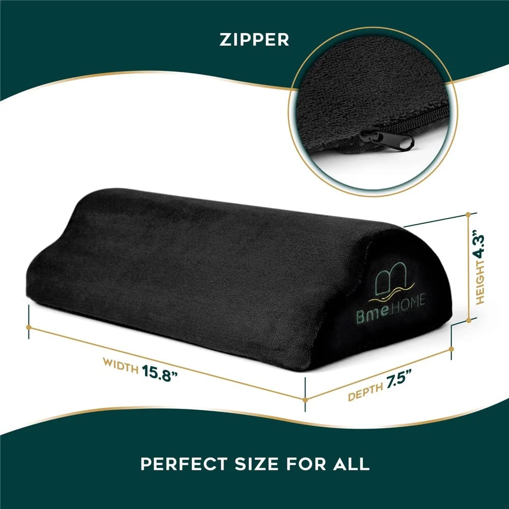 Bme Foam Under Desk Footrest, Black