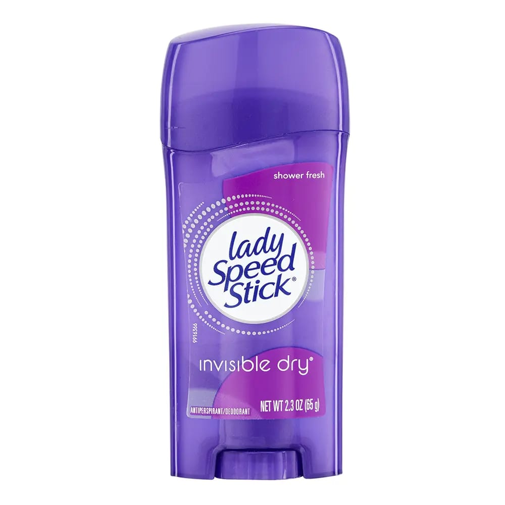 Lady Speed Stick Shower Fresh Invisible Dry Antiperspirant Deodorant, 2.3 oz