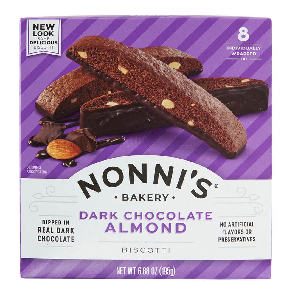 Nonni's Dark Chocolate Almond Biscotti, 6.88 oz