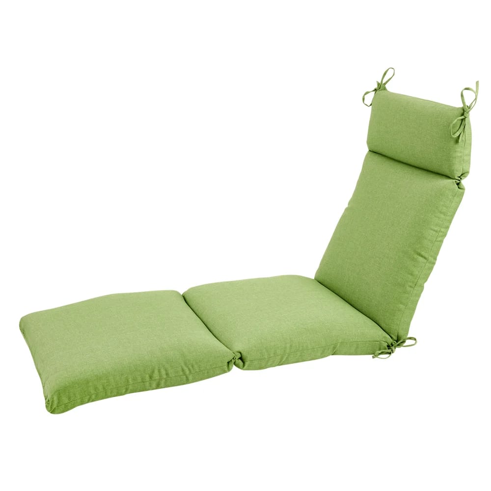 Outdoor Chaise Cushion, Green