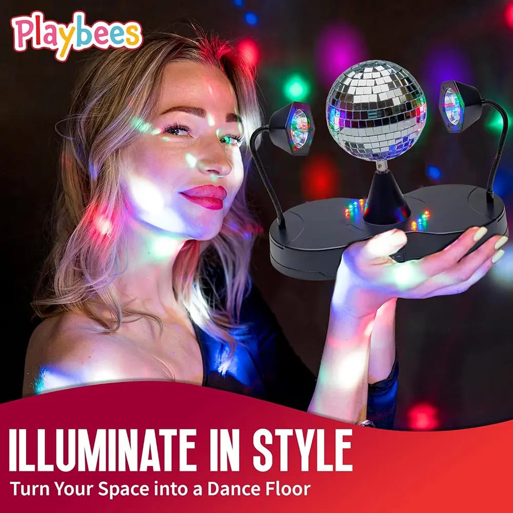 Kicko Rotating LED Disco Ball