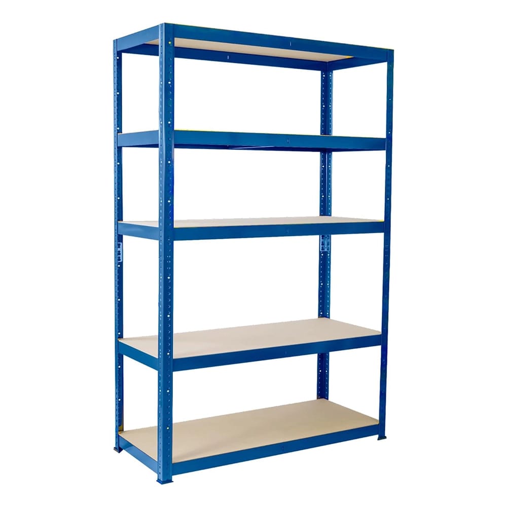 G-Rack 5-Tier Garage Shelving Unit, 47" x 15.7" x 71", Blue