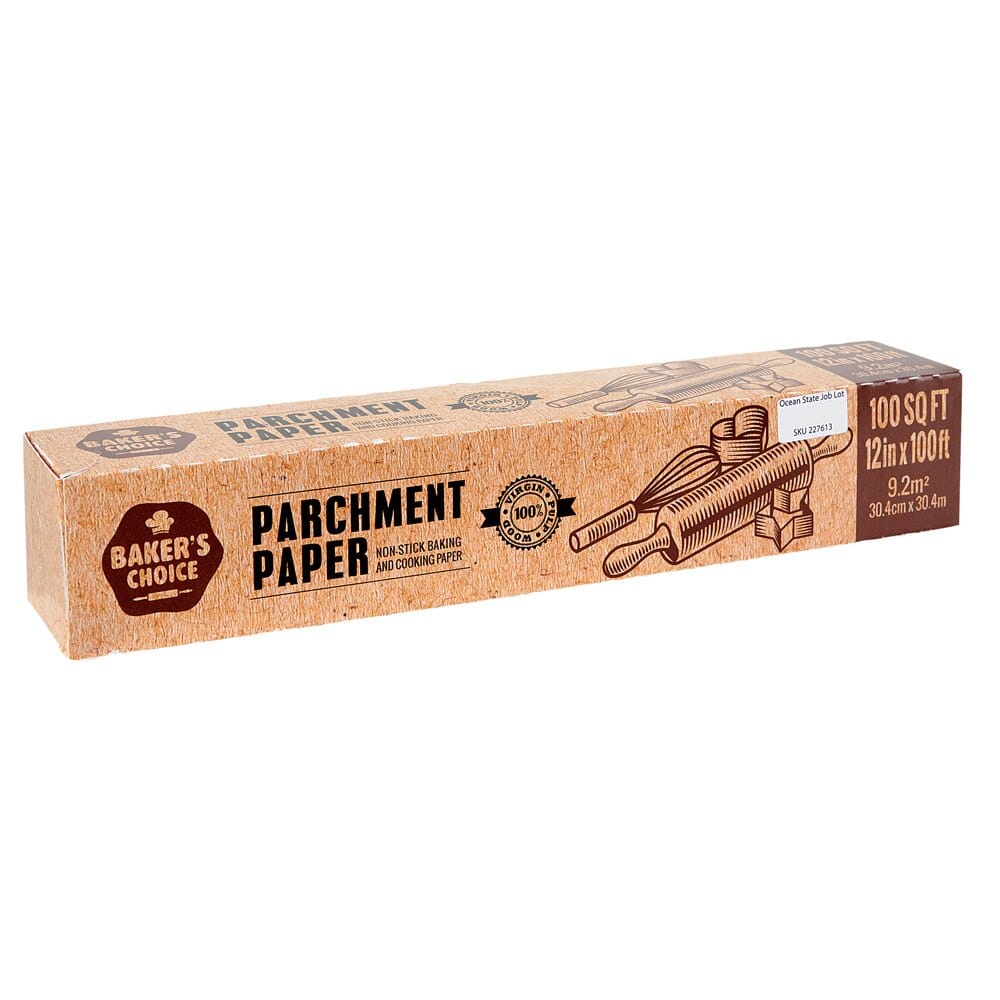 Baker's Choice Parchment Paper, 100 Sq ft