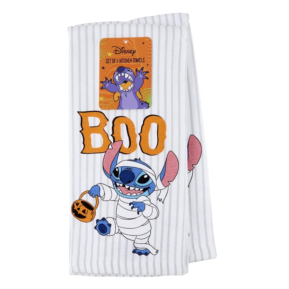 Disney, Peanuts & Garfield Halloween Kitchen Towels, 2pk.