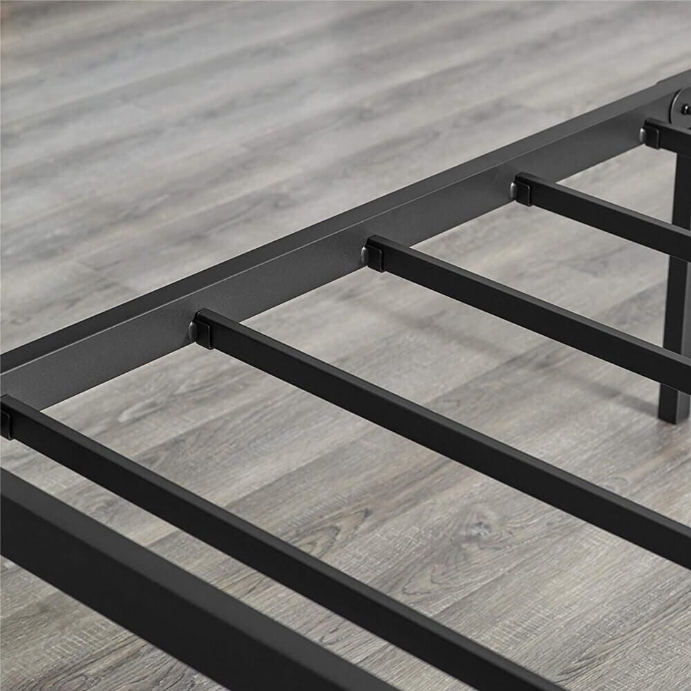 Classic Brands Brutis Heavy-Duty Metal Platform Queen Bed Frame, Black