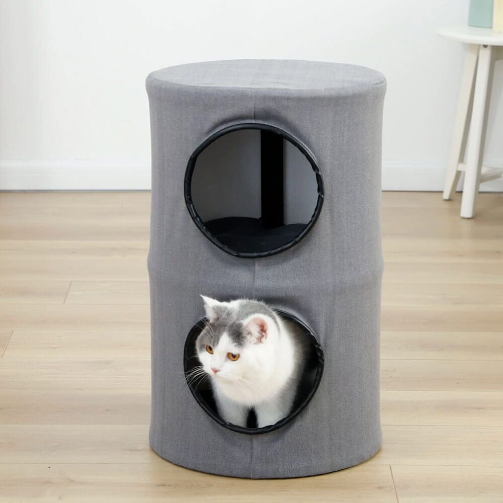 Cat Craft 2-Story Hideaway Cat Condo