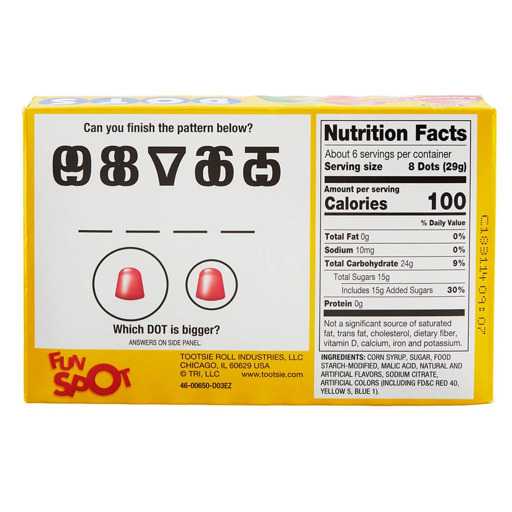 Tootsie Dots, 6.5 oz