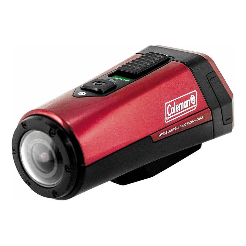 Coleman AktivSport 1080p HD Action Sports Camera, Red