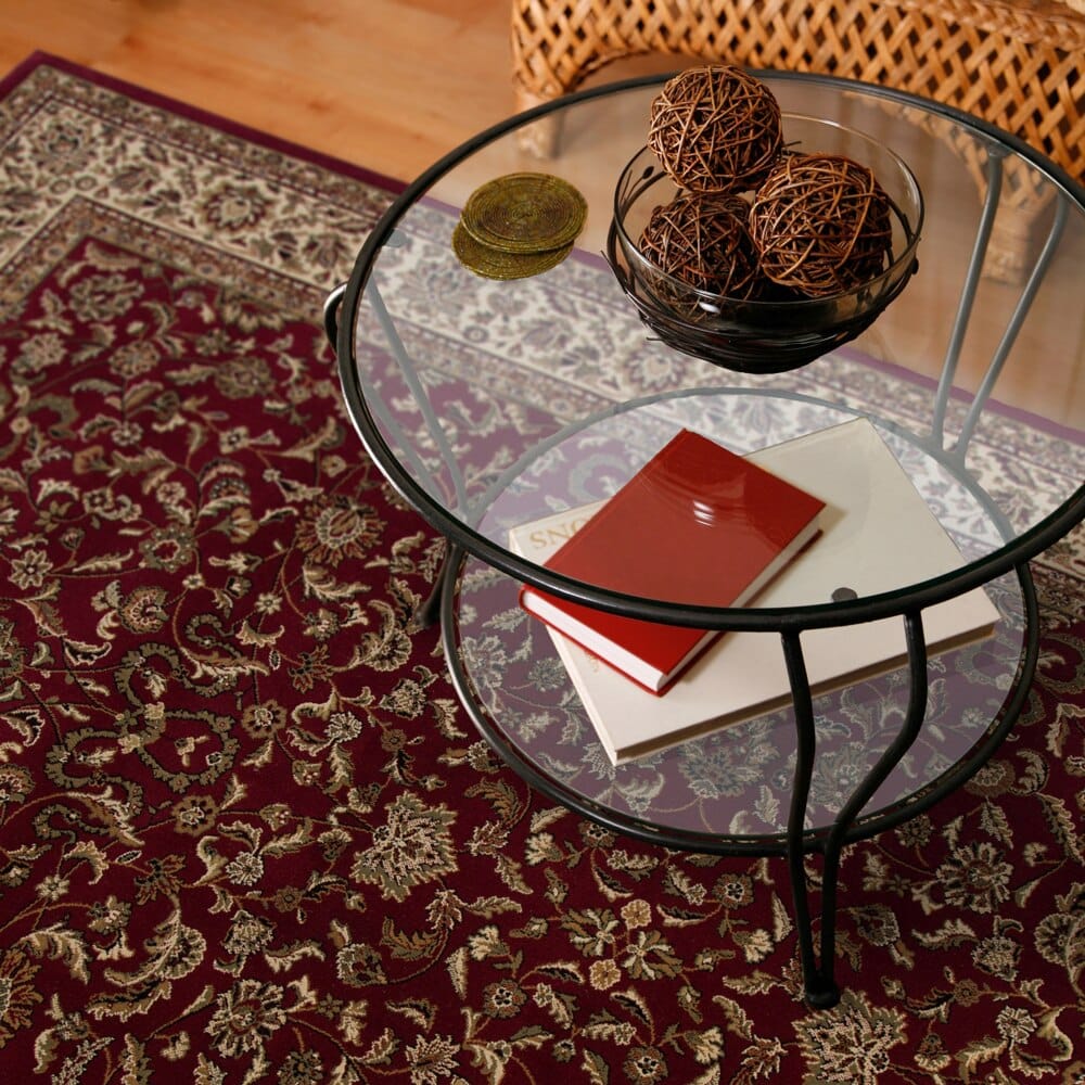 Persian Classics Area Rug, 10'11" x 15', Kashan Red