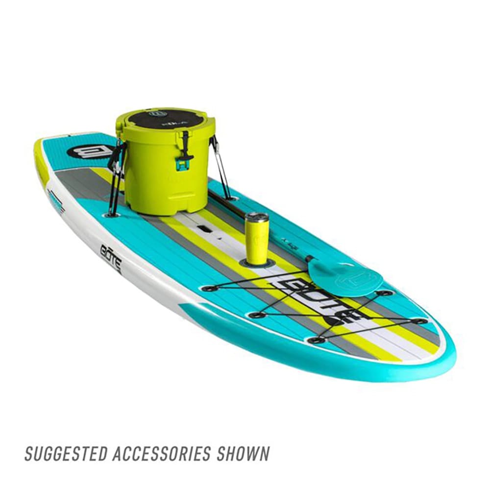 BOTE 11' x 6" Breeze Gatorshell Trax Paddle Board with Paddle, Citron
