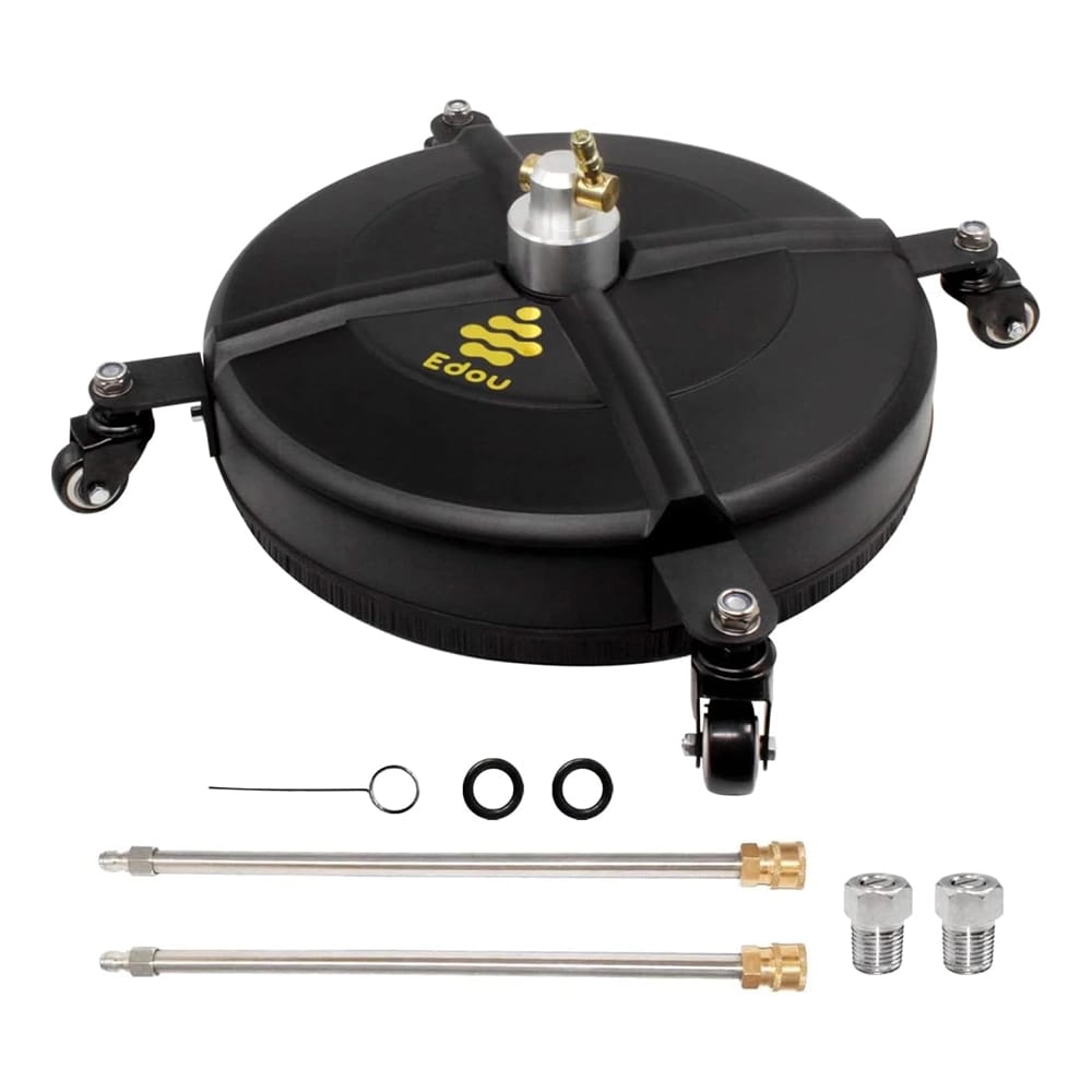 Edou 15" Pressure Washer with Wheels, Black