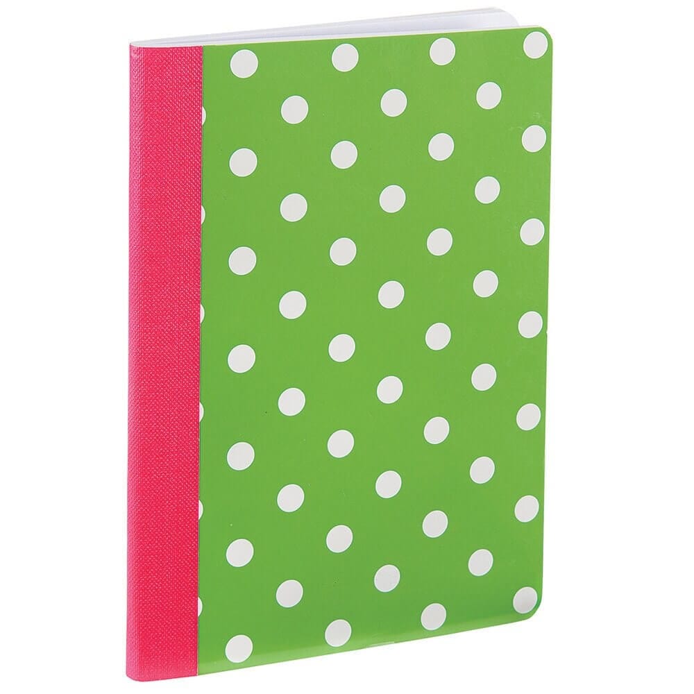 Colored Dots Composition Notebook, 80 Sheets