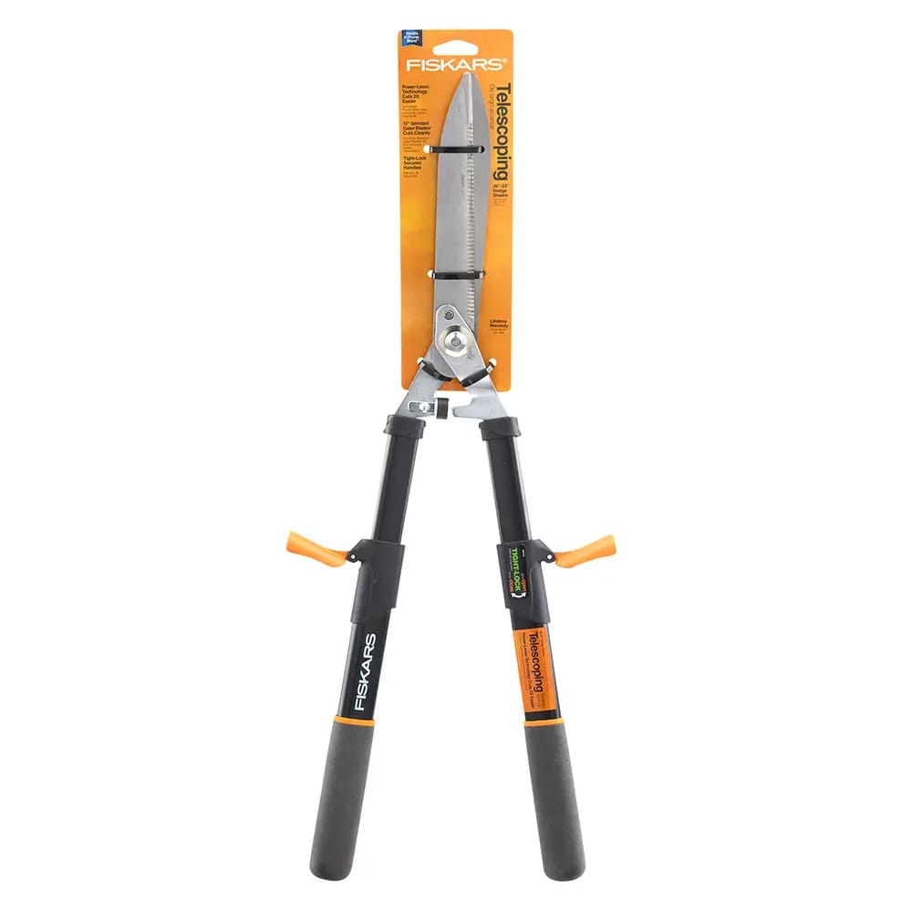 Fiskars Telescopic Hedge Shear, 10"