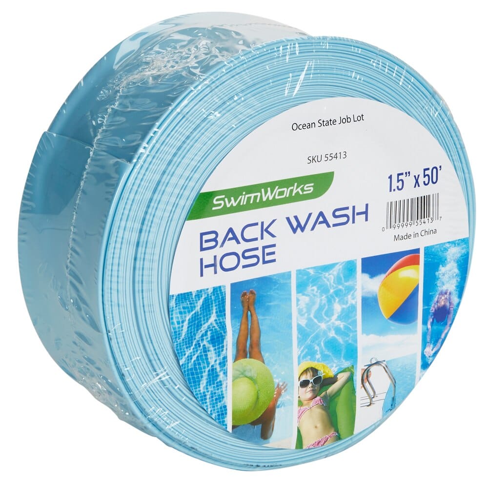 SwimWorks Back Wash Hose, 1.5" x 50'