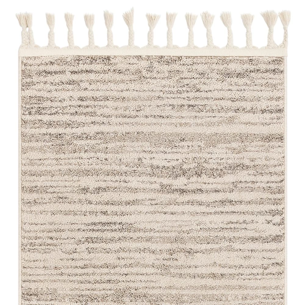 Well Woven Loop-De-Loop Turin 2'3"x7'3" Modern Area Rug Runner, Beige