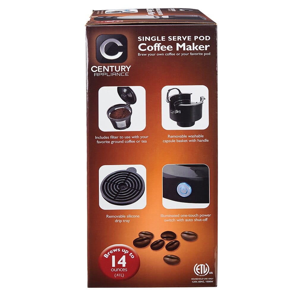 Century Single Serve Pod Coffee Maker