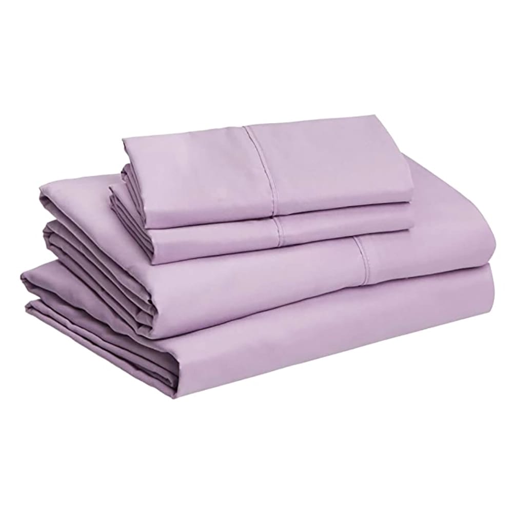 Lightweight Super Soft Microfiber Sheet Set, Twin XL, Lavender