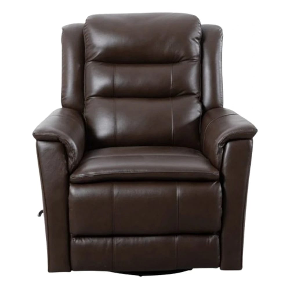 Madrid Leather Swivel Recliner, Madrid Chocolate