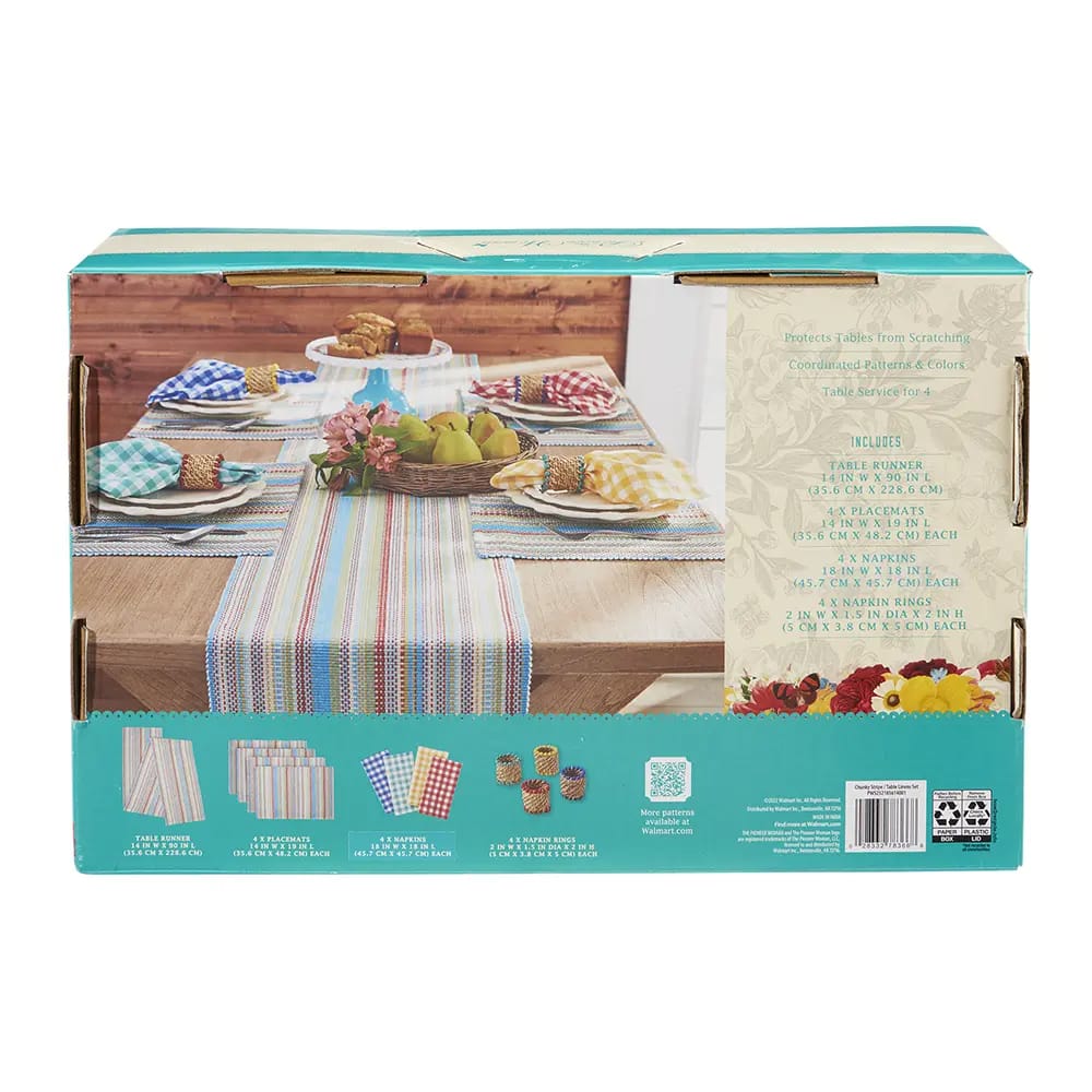 The Pioneer Woman Table Linens Set, 13 Piece