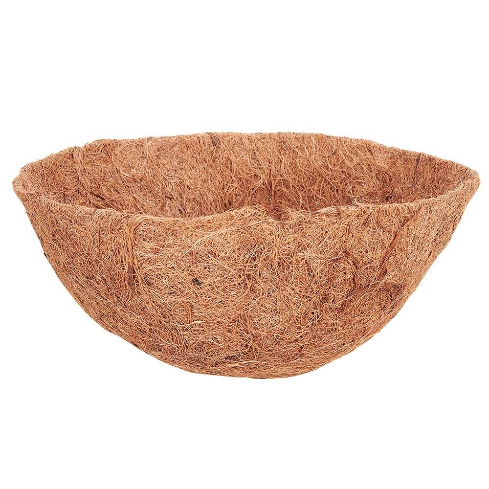 Round Coco Fiber Basket Liner, 14"