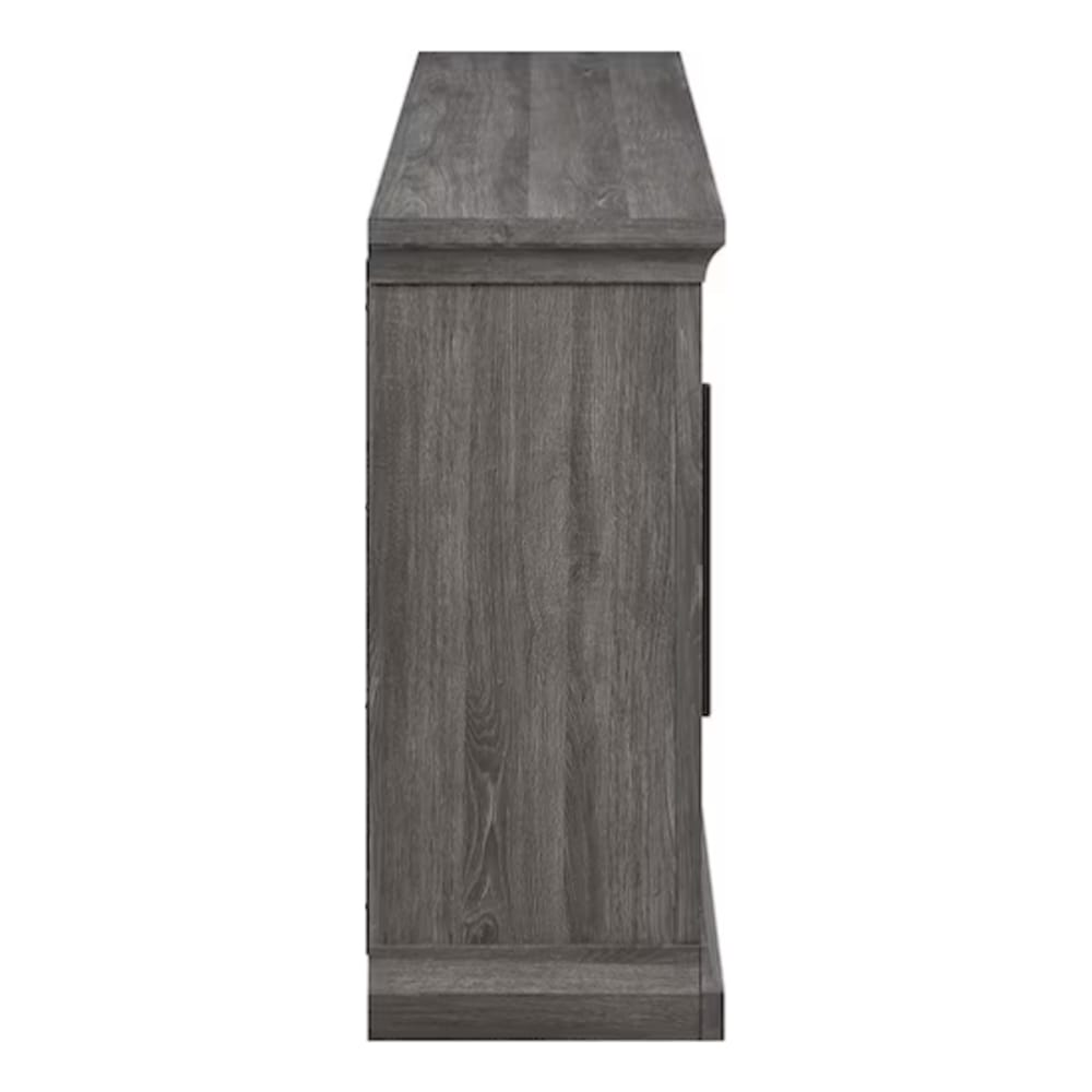 Whalen 65-Inch Freestanding Fireplace Console, Ash Gray