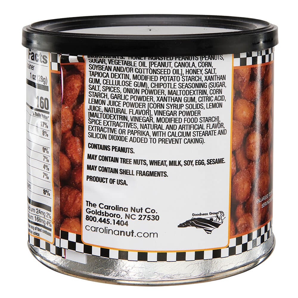 The Carolina Nut Company Honey Roasted Chipotle Peanuts, 12 oz