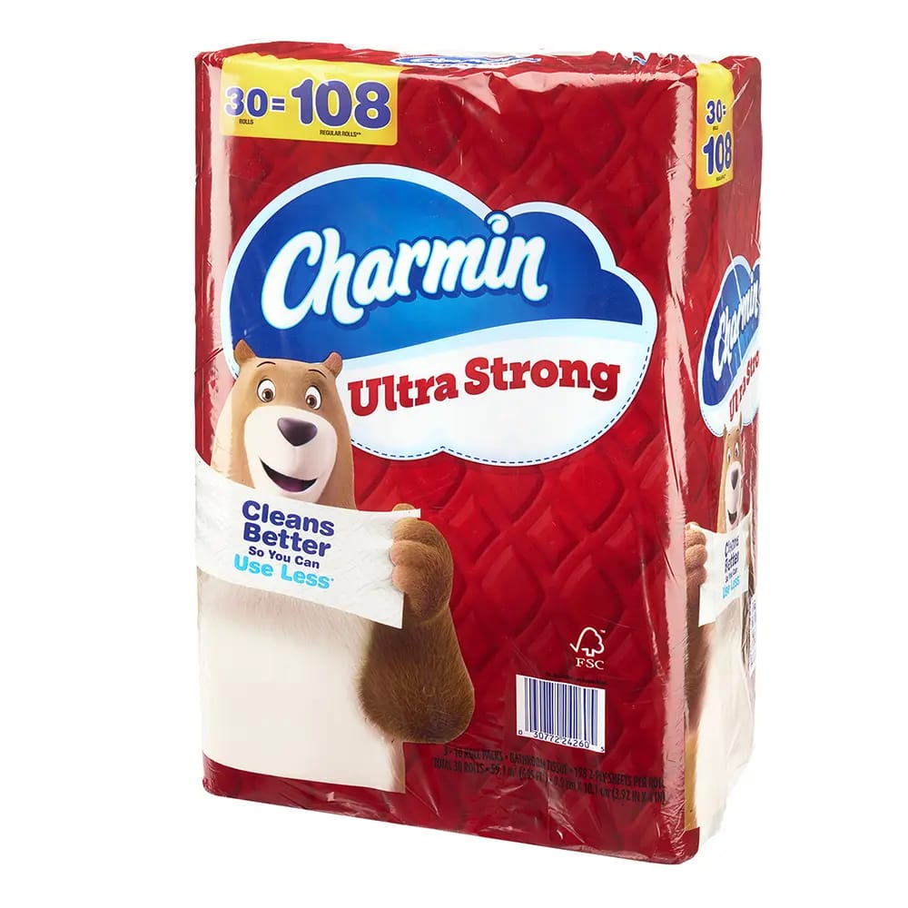 Charmin Ultra Soft Toilet Paper, 30 Mega Rolls