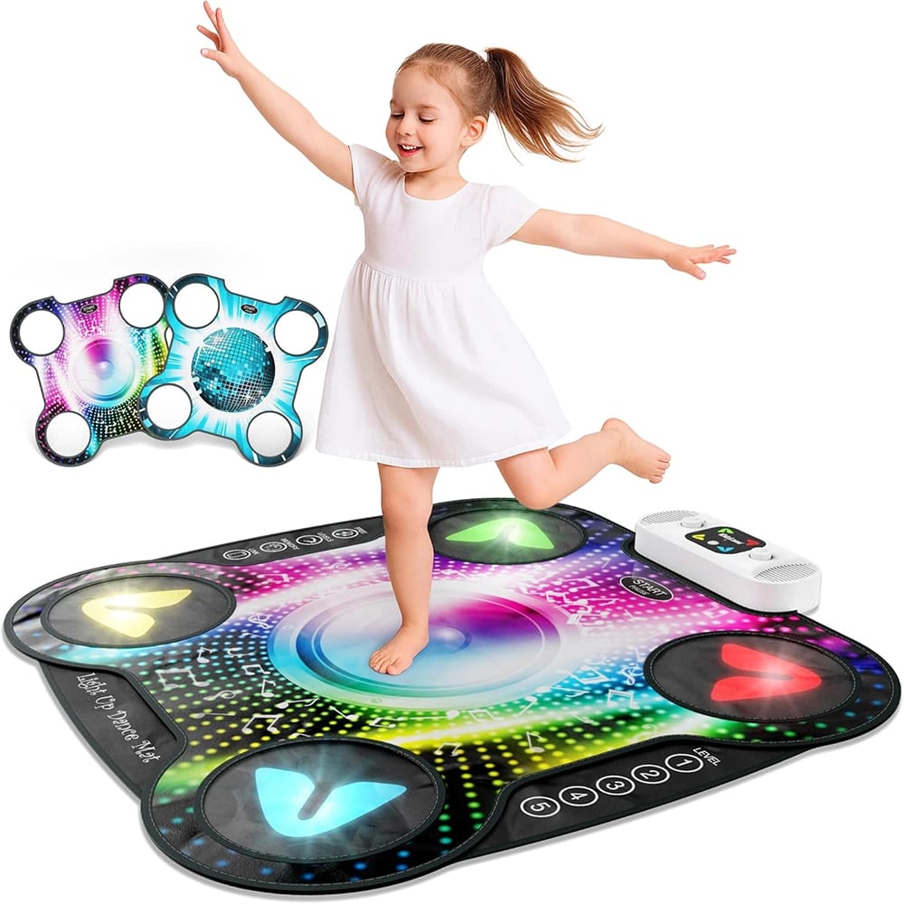 Kidzlane Light Up DJ Dance Mat, Multi-Color