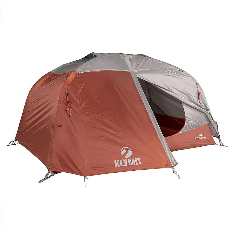 Klymit Cross Canyon 3 Tent, Red/Gray