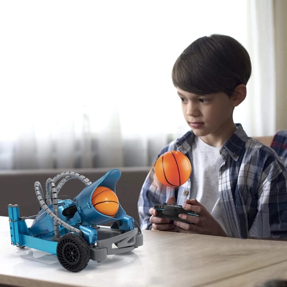 Top Race DIY Robotic Catapult, Blue/Gray