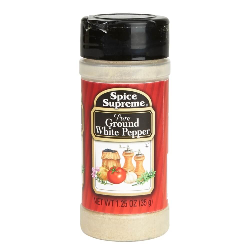 Spice Supreme Pure Ground White Pepper, 1.25 oz