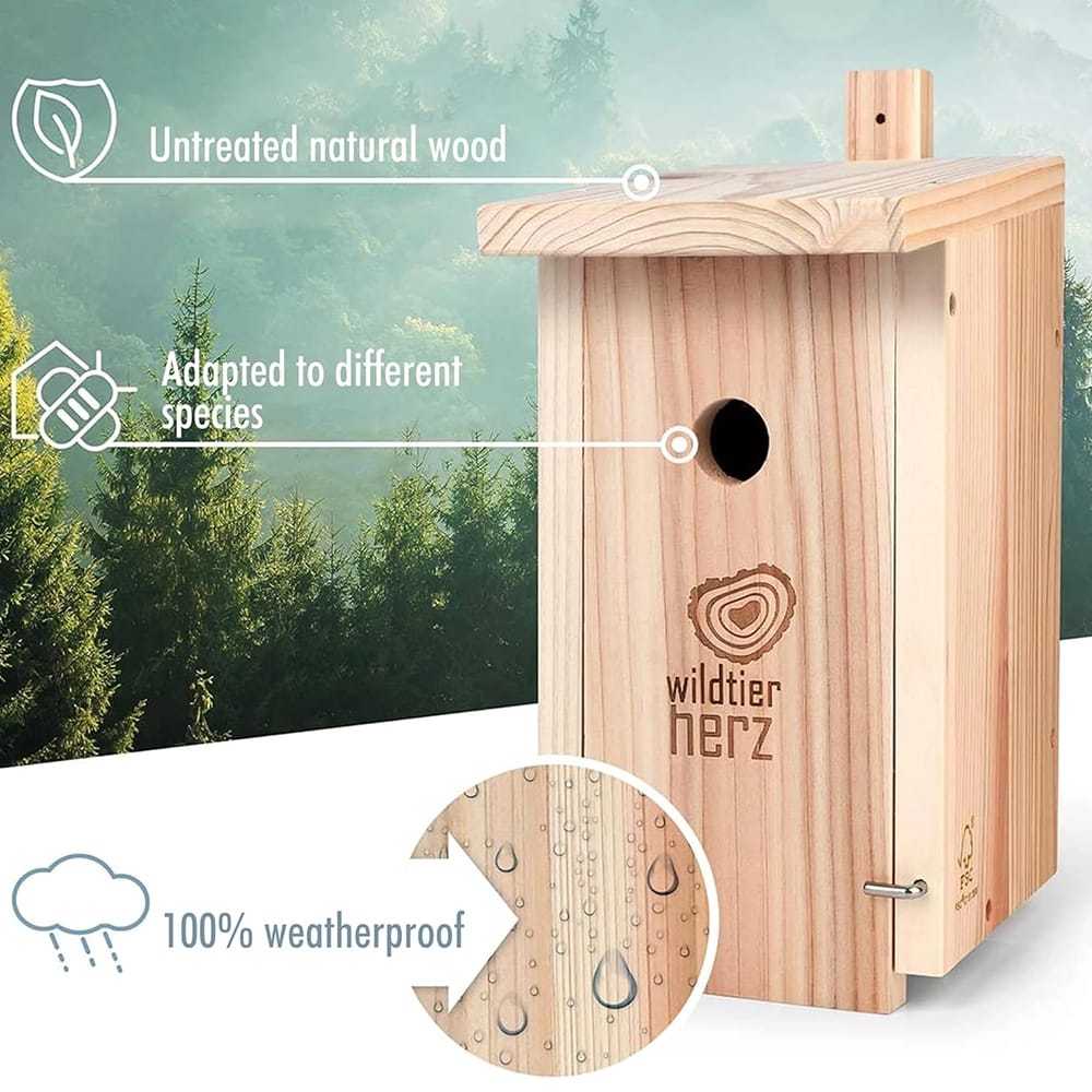Wildtier Herz Nesting Box