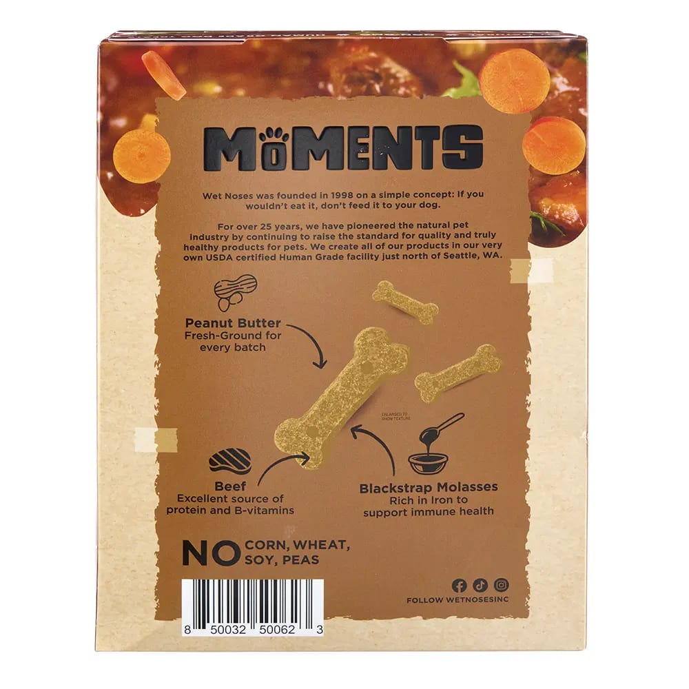Wet Noses MoMents Beef Stew Dog Treats, 14 oz