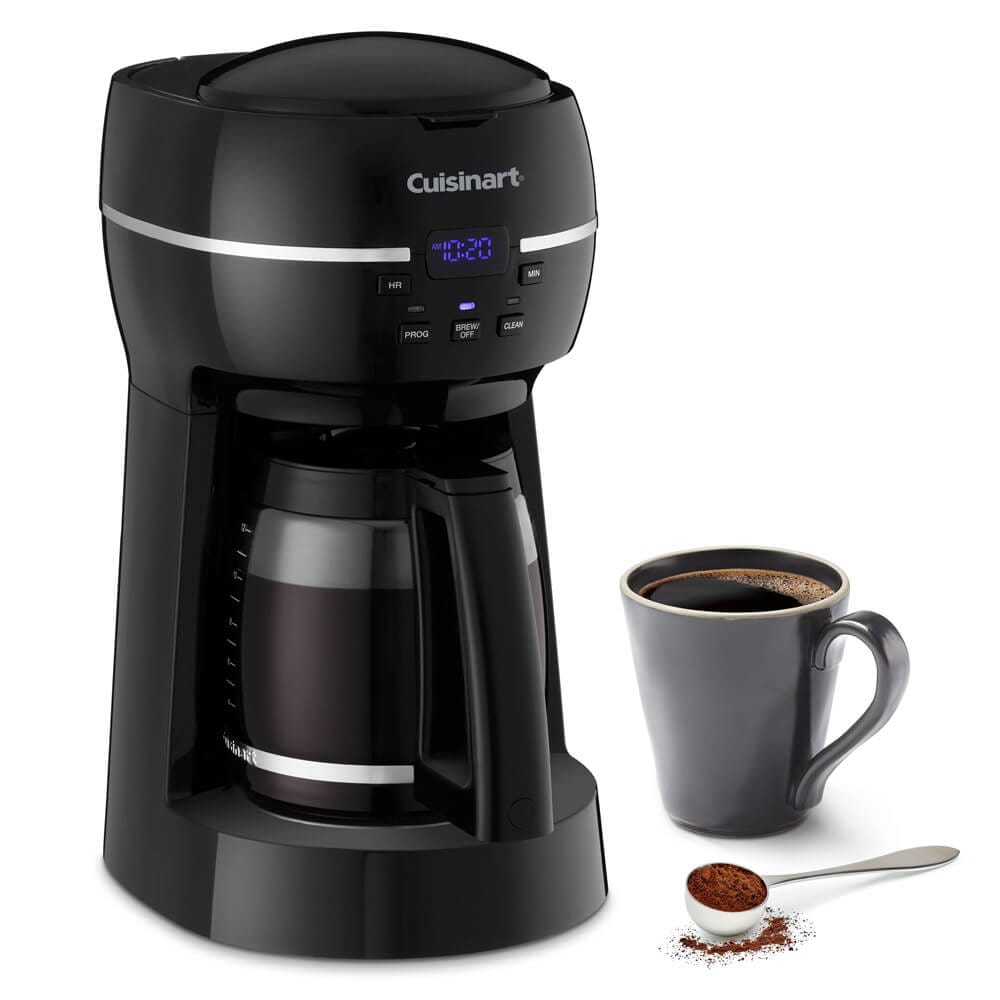 Cuisinart 12-Cup Programmable Coffee Maker, Black (Factory Refurbished)