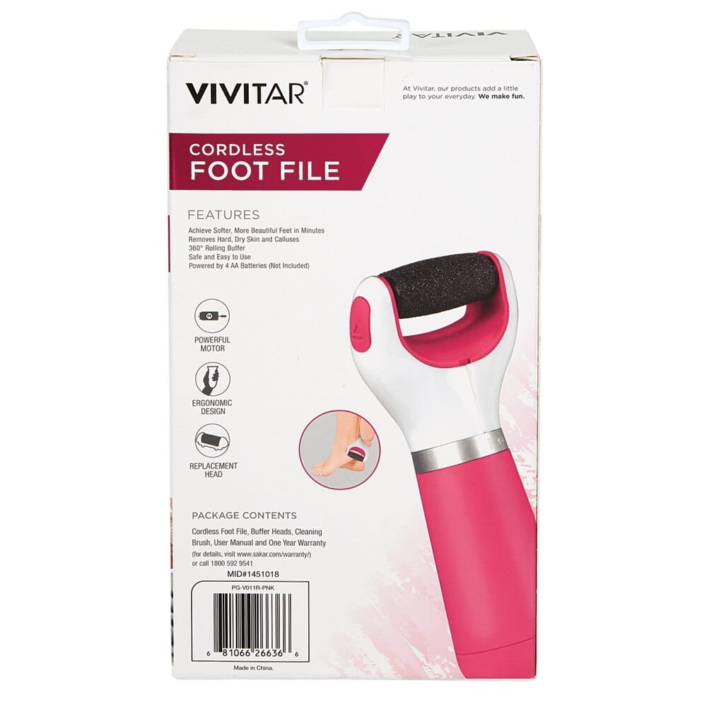 Vivitar Silky Smooth Cordless Foot File