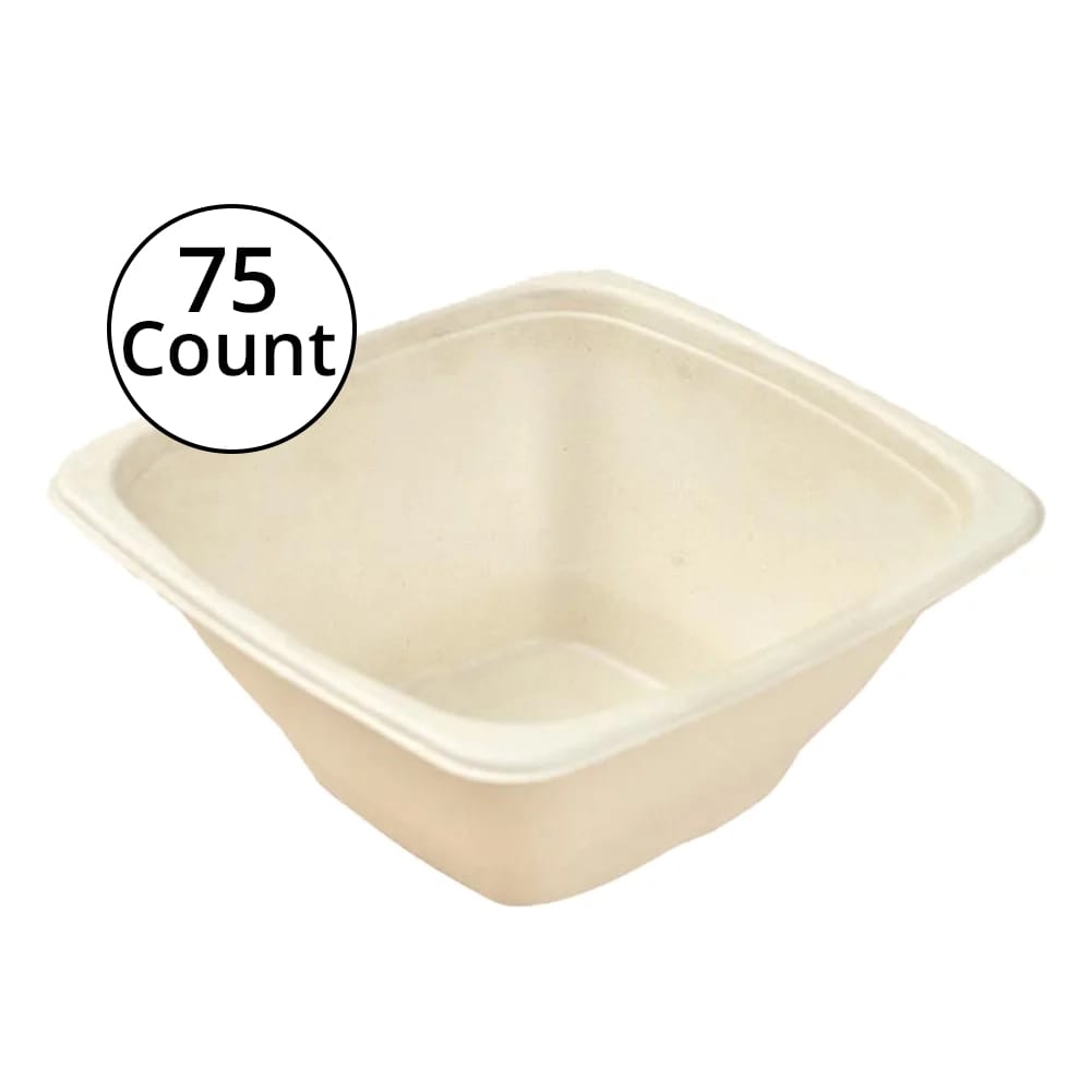 Ecoware Biodegradable 32 oz Bowl, 75 Count