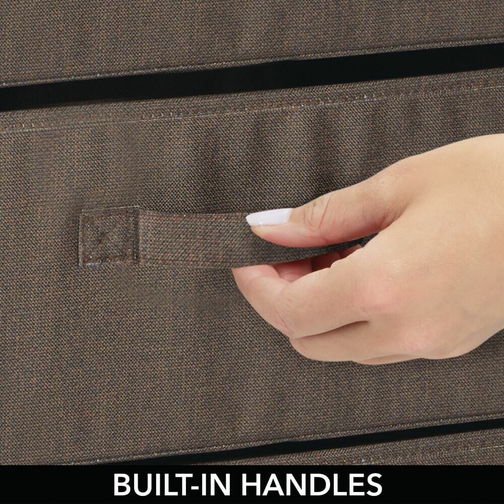 mDesign Fabric 4-Drawer Storage Dresser, Espresso