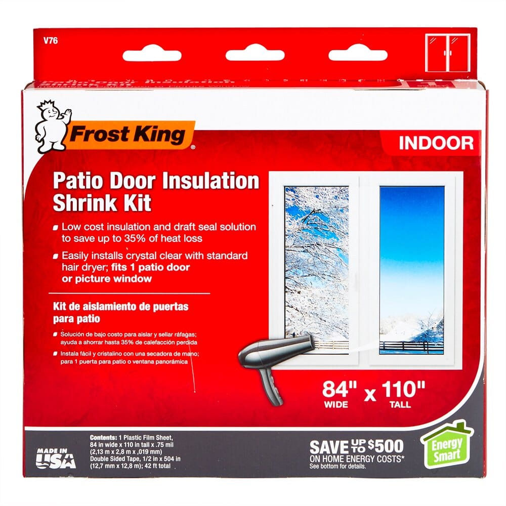 Frost King Patio Door Insulation Shrink Kit