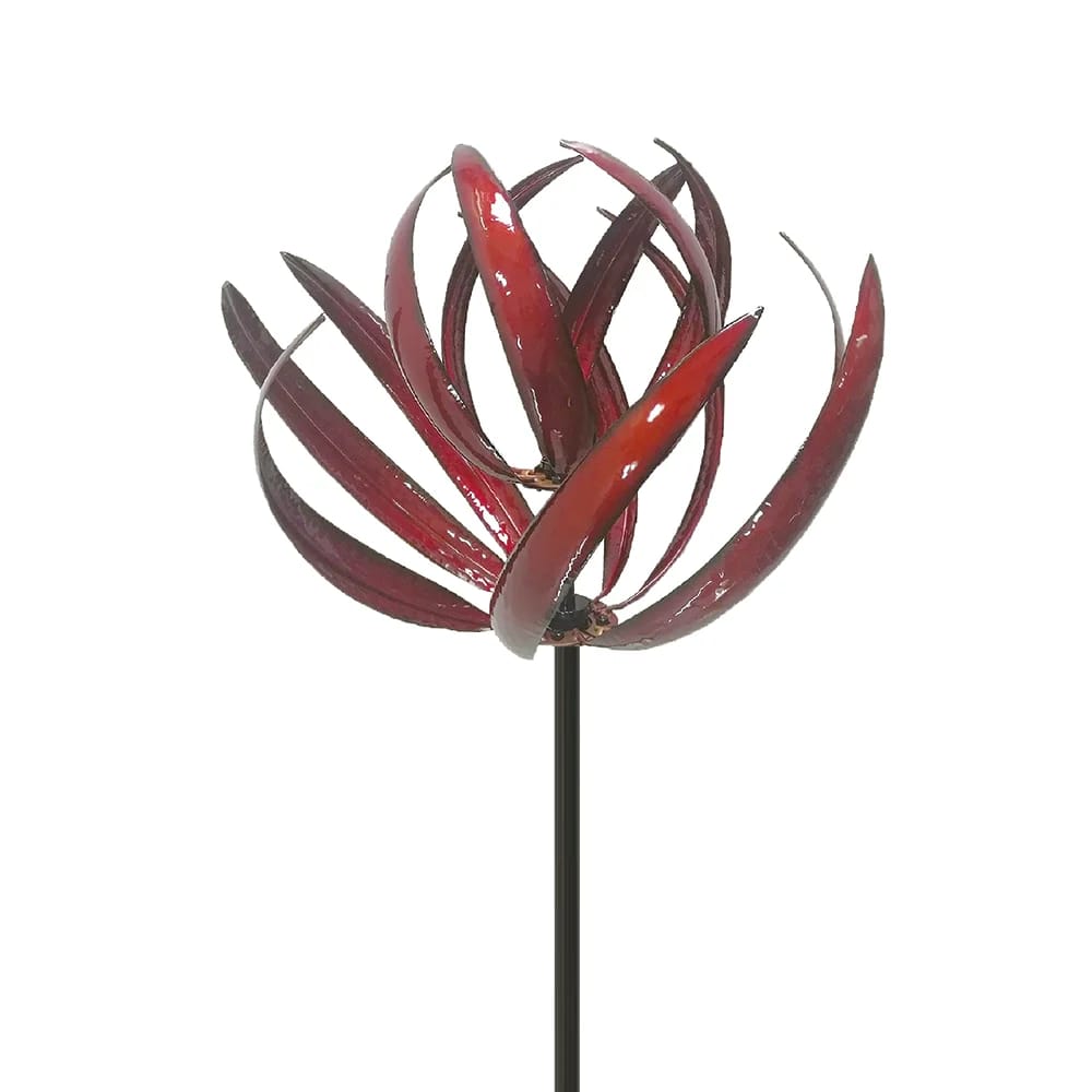 Tulip Twist Wind Spinner, Red