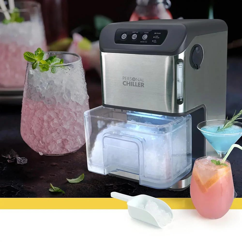 PERSONAL CHILLER Soft Nugget Ice Maker