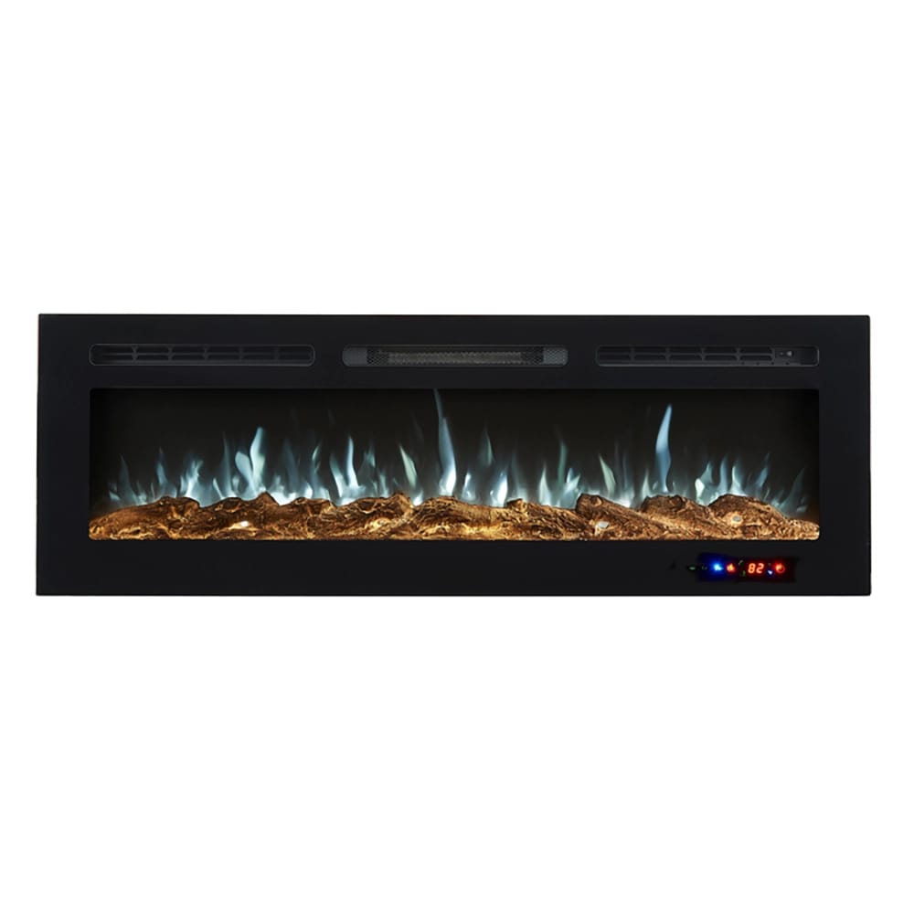 Naomi Home Kimball 60" Electric Fireplace, Black
