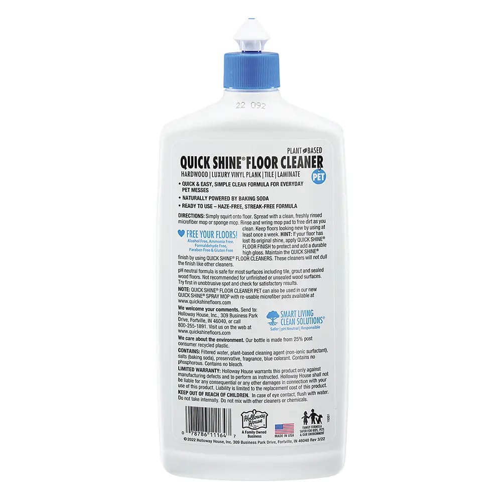 Quick Shine Floor Cleaner, 27 oz.