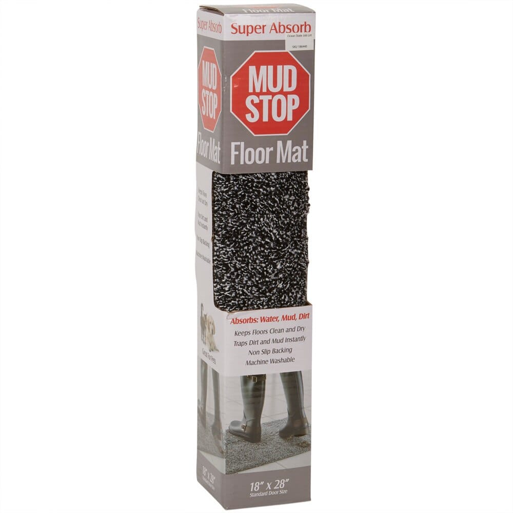 Mud Stop 18"x28" Super Absorb Floor Mat