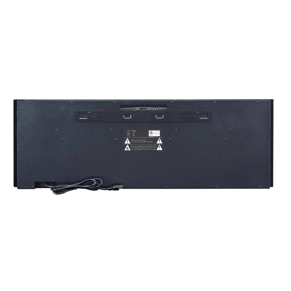 Naomi Home Kimball 50" Electric Fireplace, Black